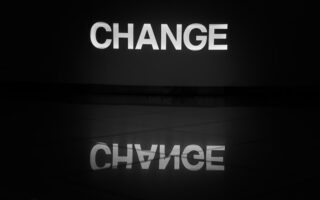 a change sign